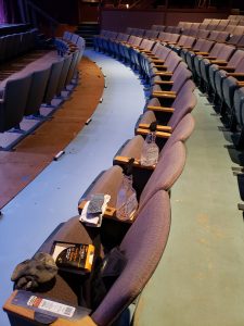 Alice Silverman aisle after repainting