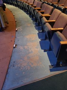 Alice Silverman aisle before cleaning
