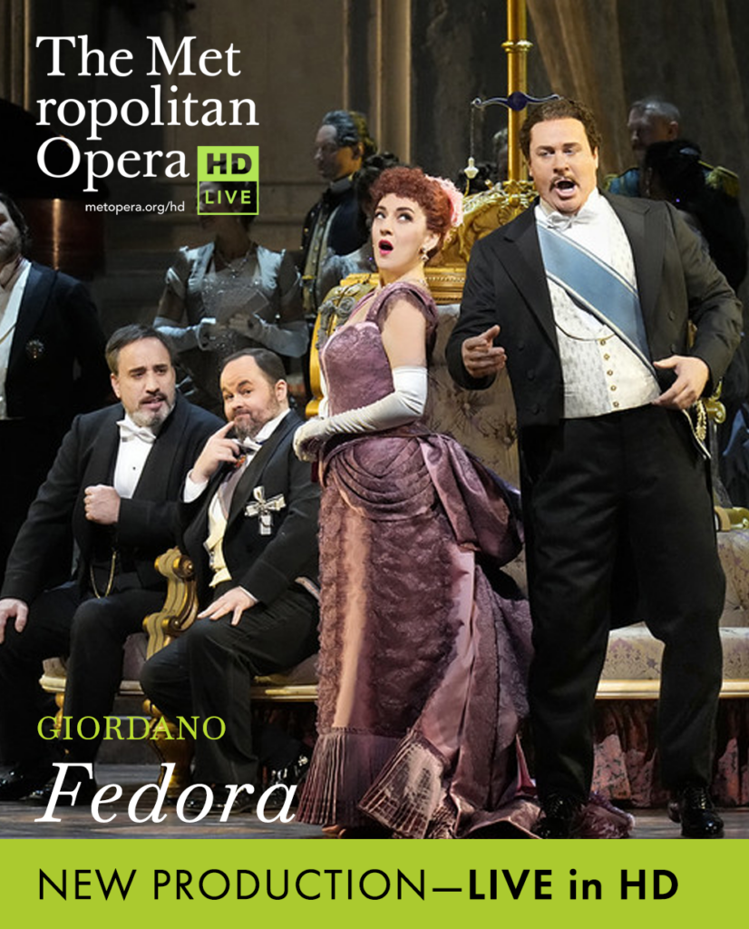 Metropolitan Opera Live in HD Fedora Oregon Coast Council for the Arts