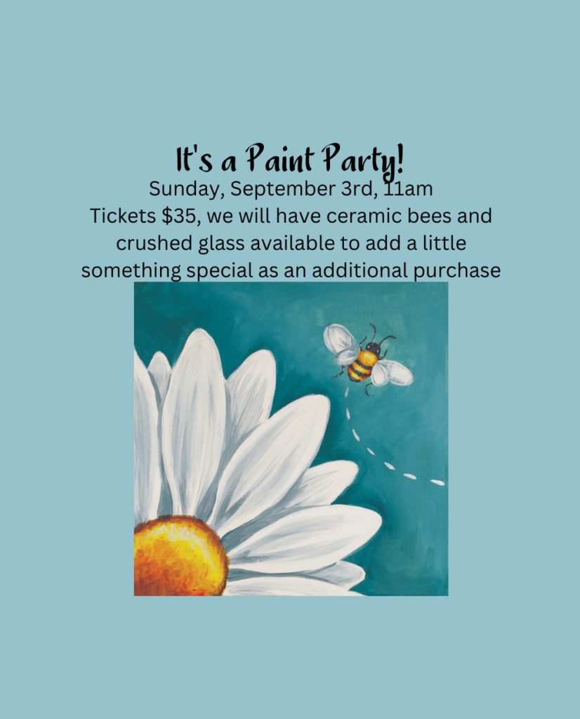 Daisy Bee Canvas Paint Party (Artsea Craftsea, Newport) Oregon Coast