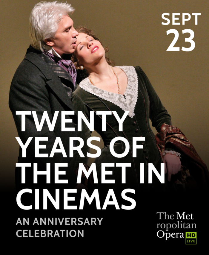 Poster for The Met Opera - Twenty Years of The Met in Cinemas - in HD