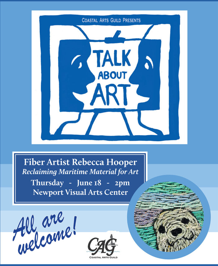 Poster for Talk About Art with Rebecca Hooper