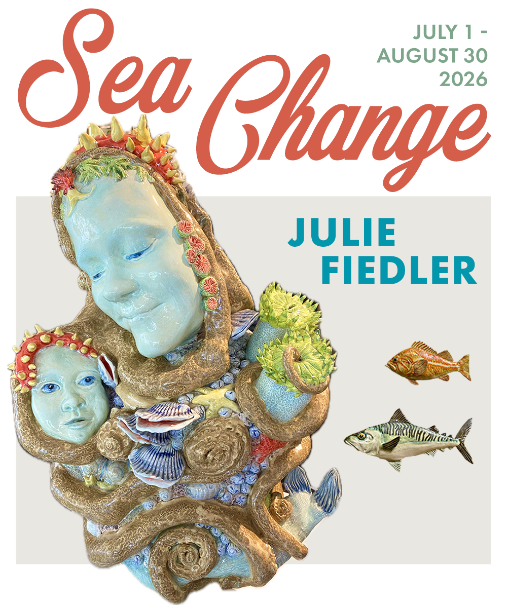 Poster for Sea Change - Julie Fiedler Exhibit - Newport Visual Arts Center