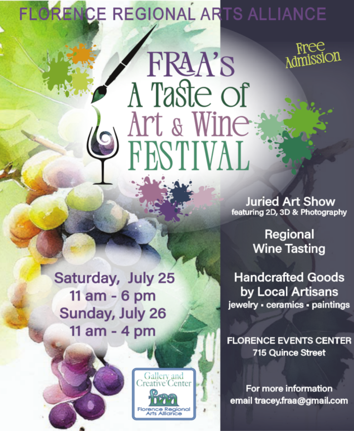 Poster for A Taste of Art & Wine Festival (Florence)