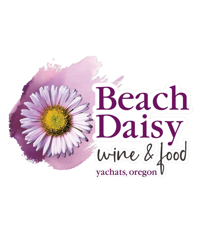 Logo for Beach Daisy Wine and Food Yachats Oregon