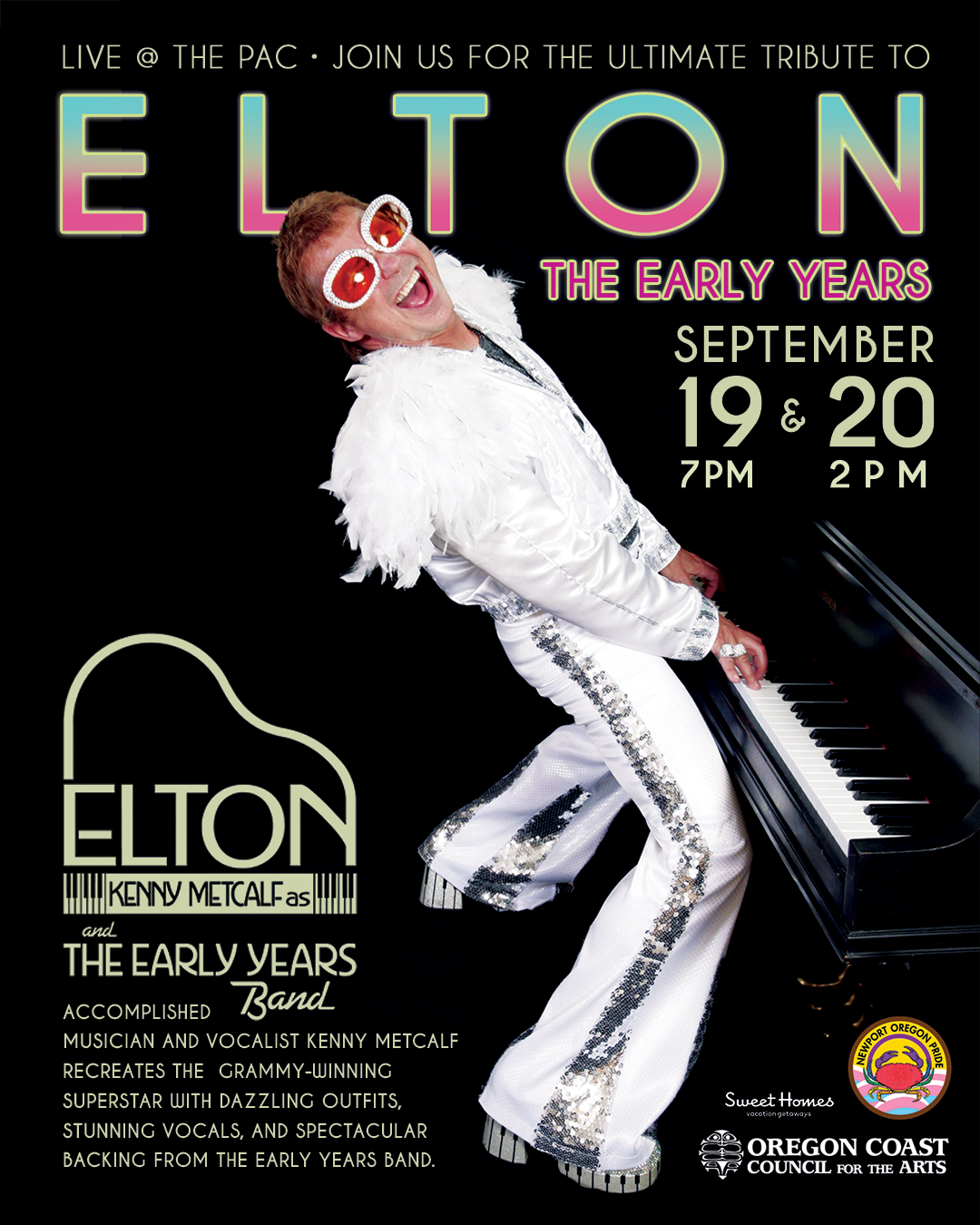 Poster for Elton - The Early Years - with Kenny Metcalf