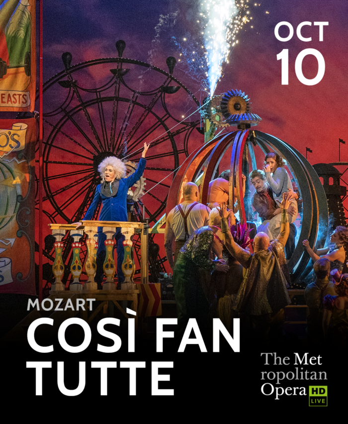 Poster for Cosi Fan Tutte - Met Opera