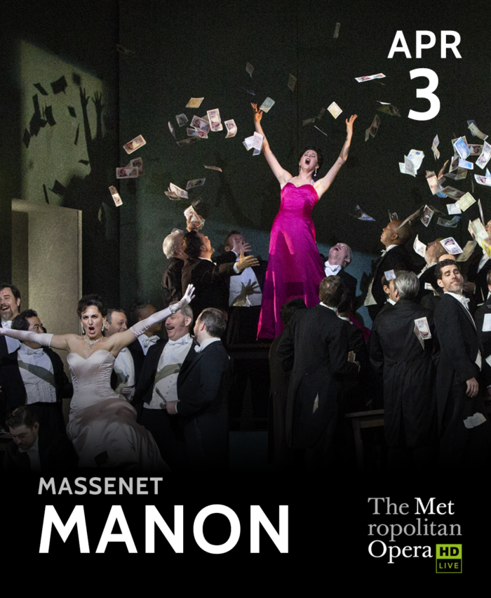 Poster for Manon - Met Opera Live in HD