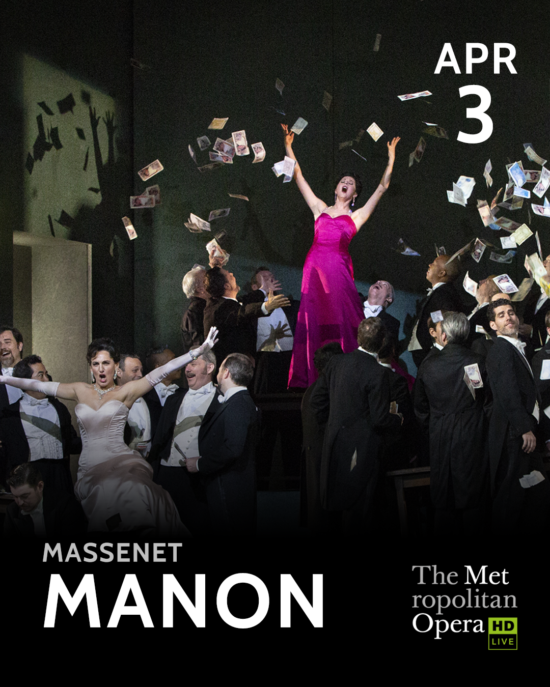 Poster for Manon - Met Opera Live in HD