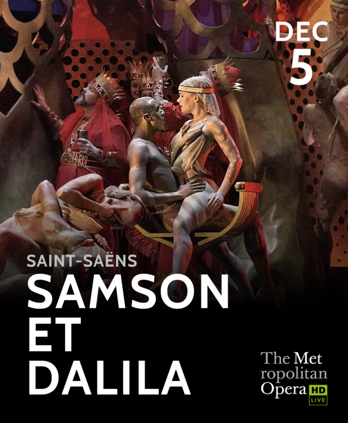 Poster for Samson et Dalila - Saint-Saëns - Met Opera