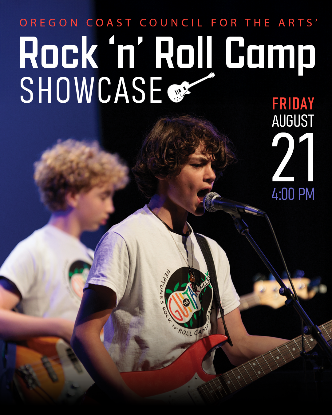Poster for Rock 'n' Roll Camp Showcase