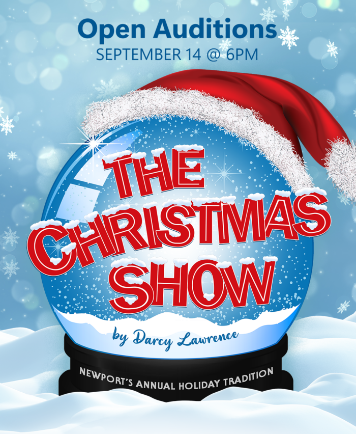 Poster - Open Auditions for The Christmas Show by Darcy Lawrence