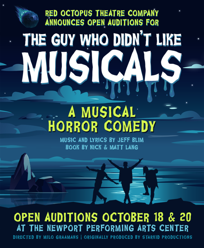 Poster for Open Auditions - The Guy Who Didn't Like Musicals
