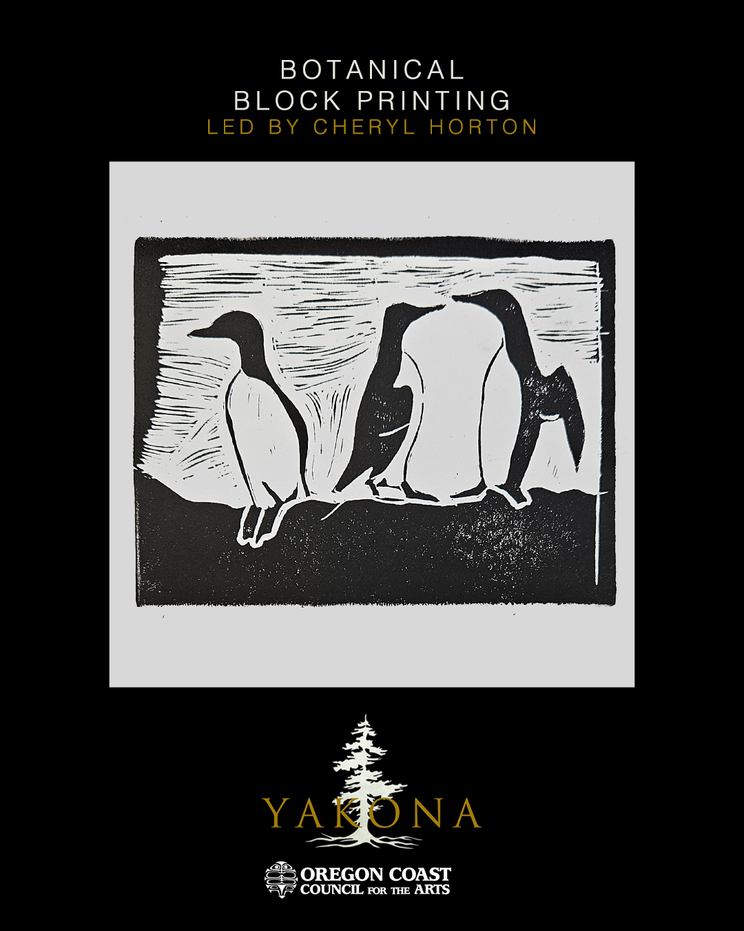 Poster for Yakona - Botanical Block Printing