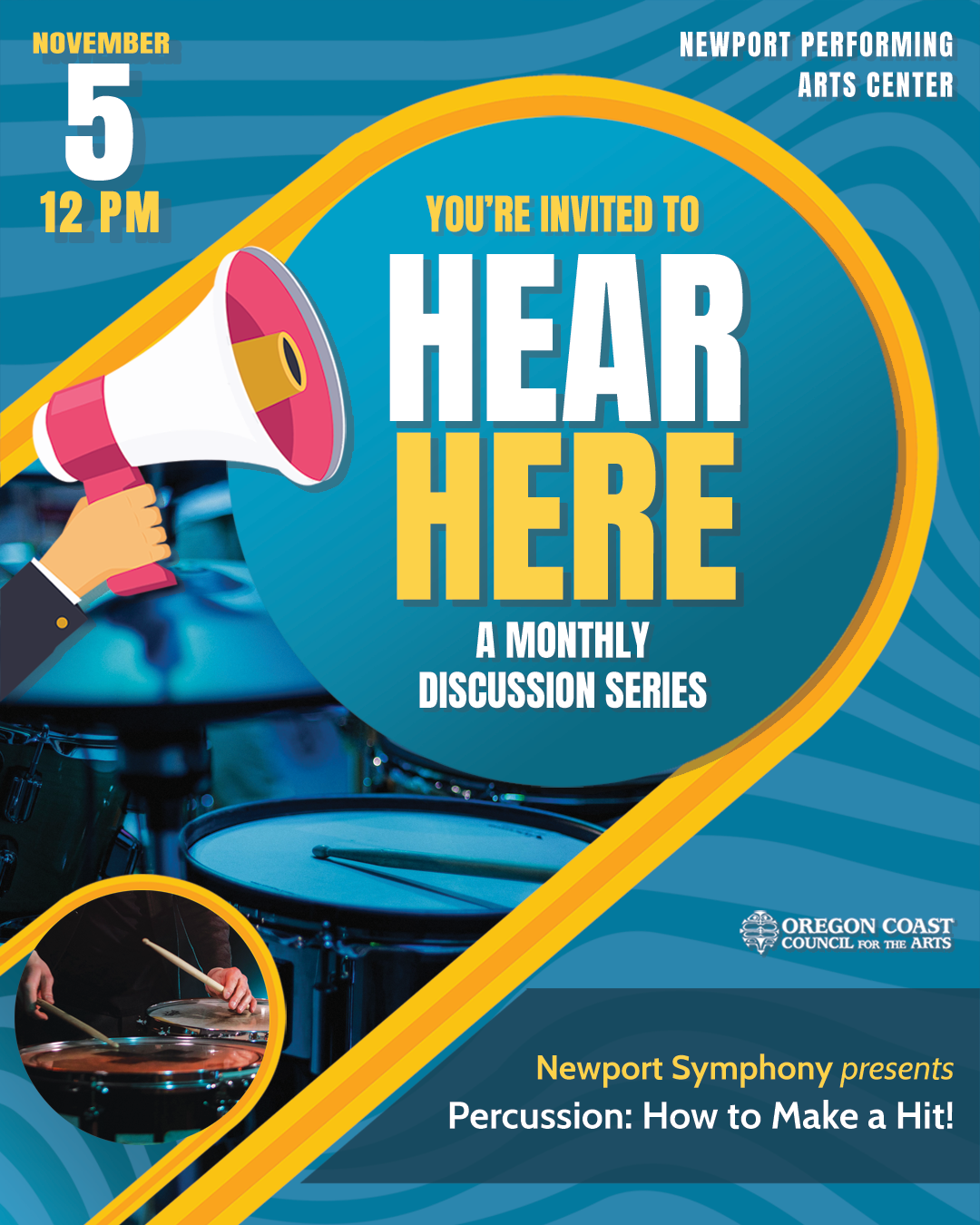 Hear Here - Percussion - How to make a Hit - presented by Newport Symphony Orchestra
