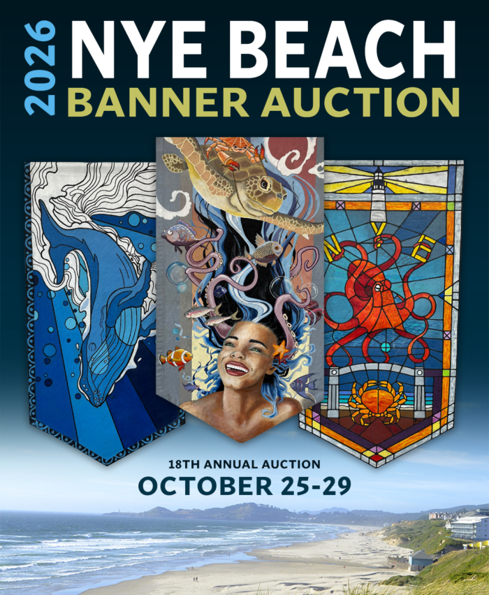 Nye Beach Banner Auction 2026 - Newport, Oregon