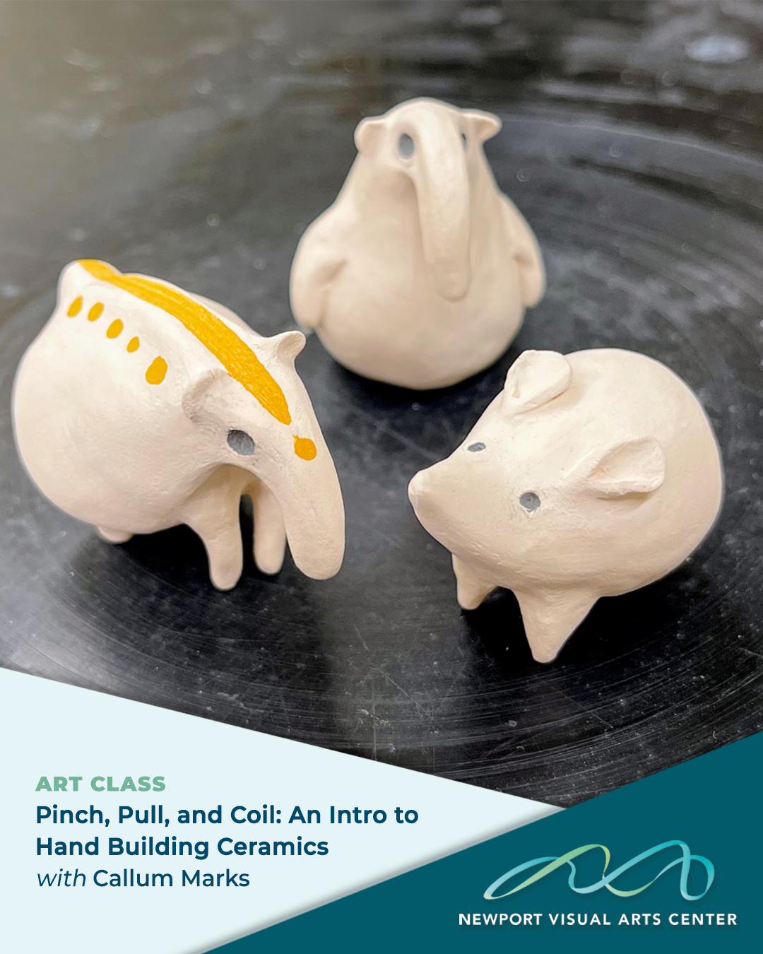 Pinch, Pull, and Coil: An Intro to Hand Building Ceramics with Callum Marks