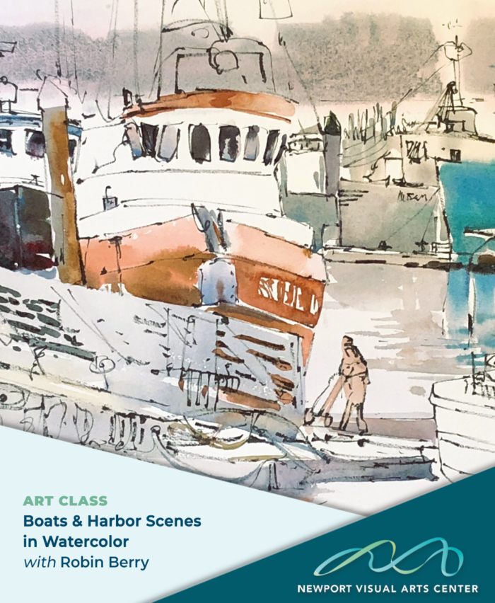 Boats and Harbor Scenes in Watercolor