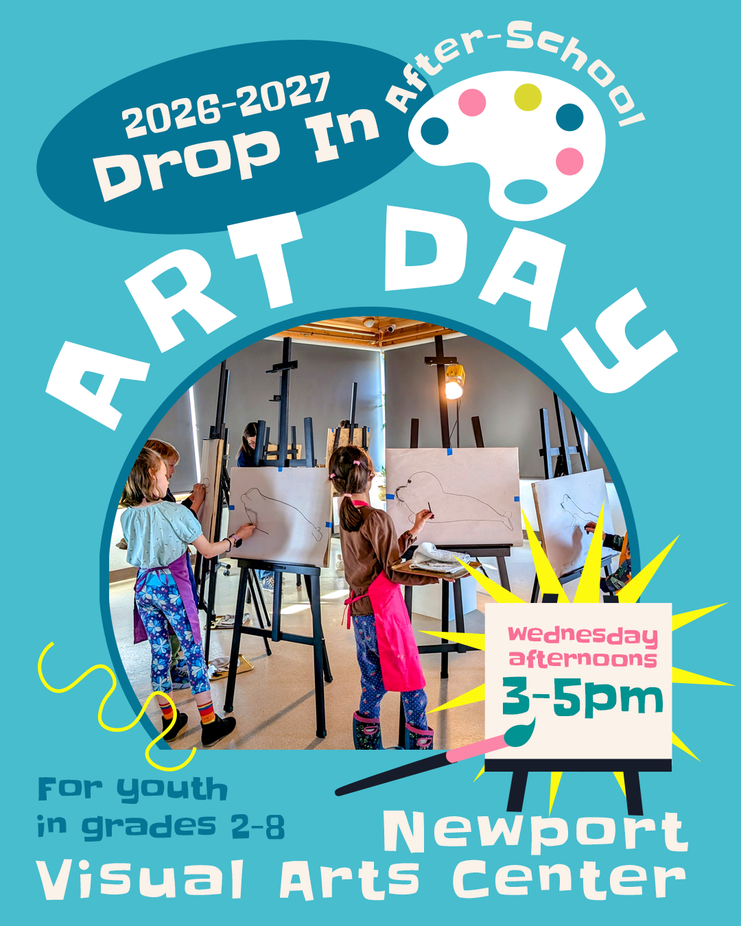 VAC After-School Drop In Art Class Poster